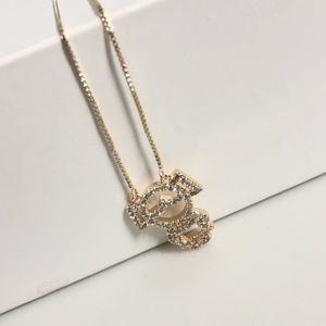 18k Gold Filled CZ Girl Necklace For Mom